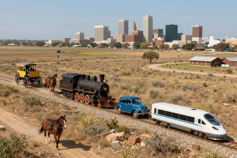 how did transportation in texas change