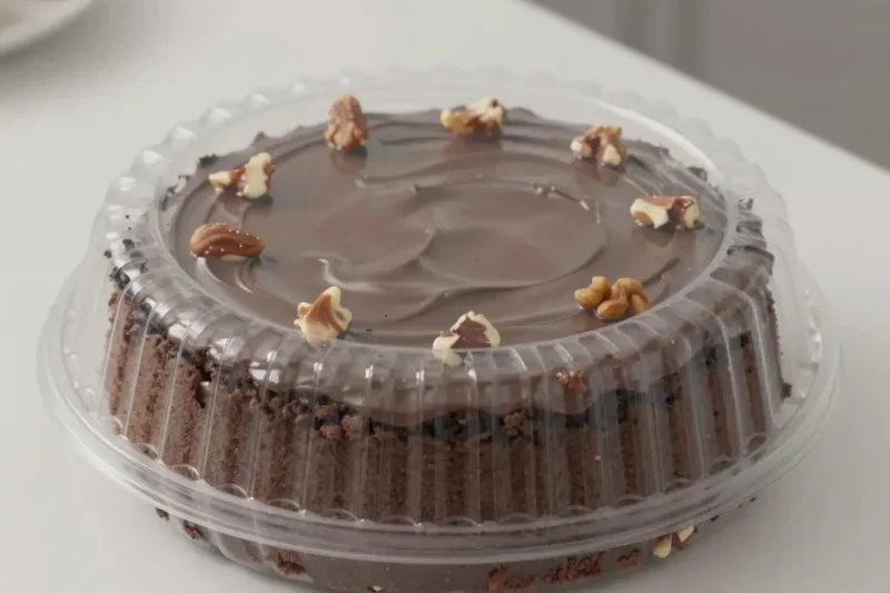 How to cover texas sheet cake to transport